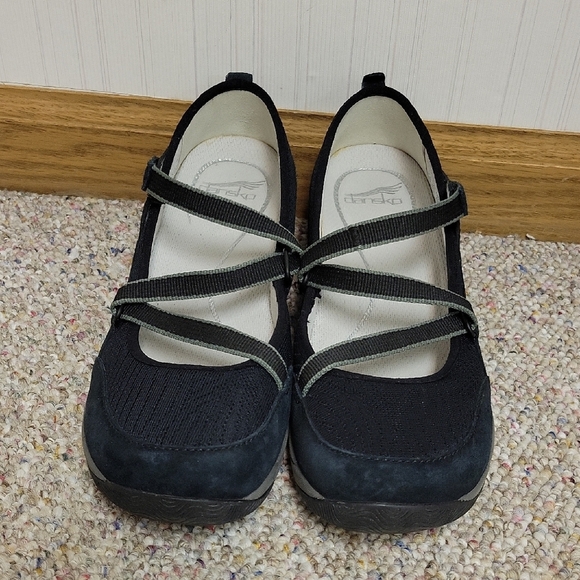 Dansko Hilda Black Maryjane Sz 39. Women's US 8.5-9. Leather Fabric Upper - Picture 2 of 10